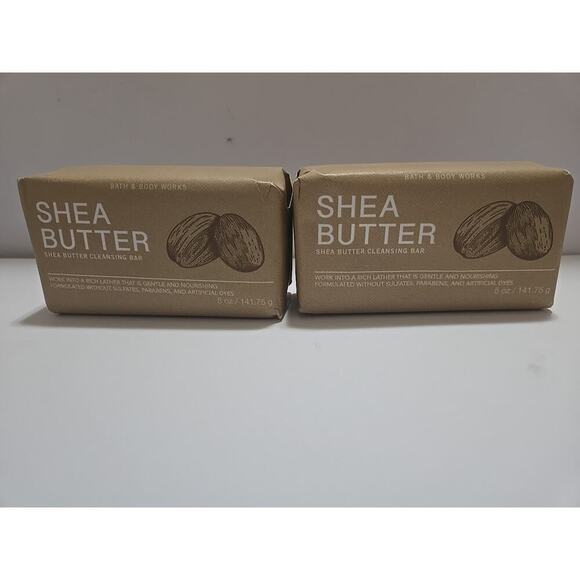 ALL NEW 2-Pack SHEA BUTTER Cleansing Bar 5 oz Bath & Body Works - Picture 1 of 7